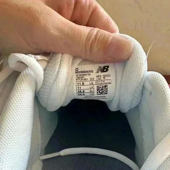 Size 11.5 - New Balance 608v5 White - Picture 9 of 10